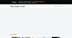 Desktop Screenshot of clintandrewhall.com